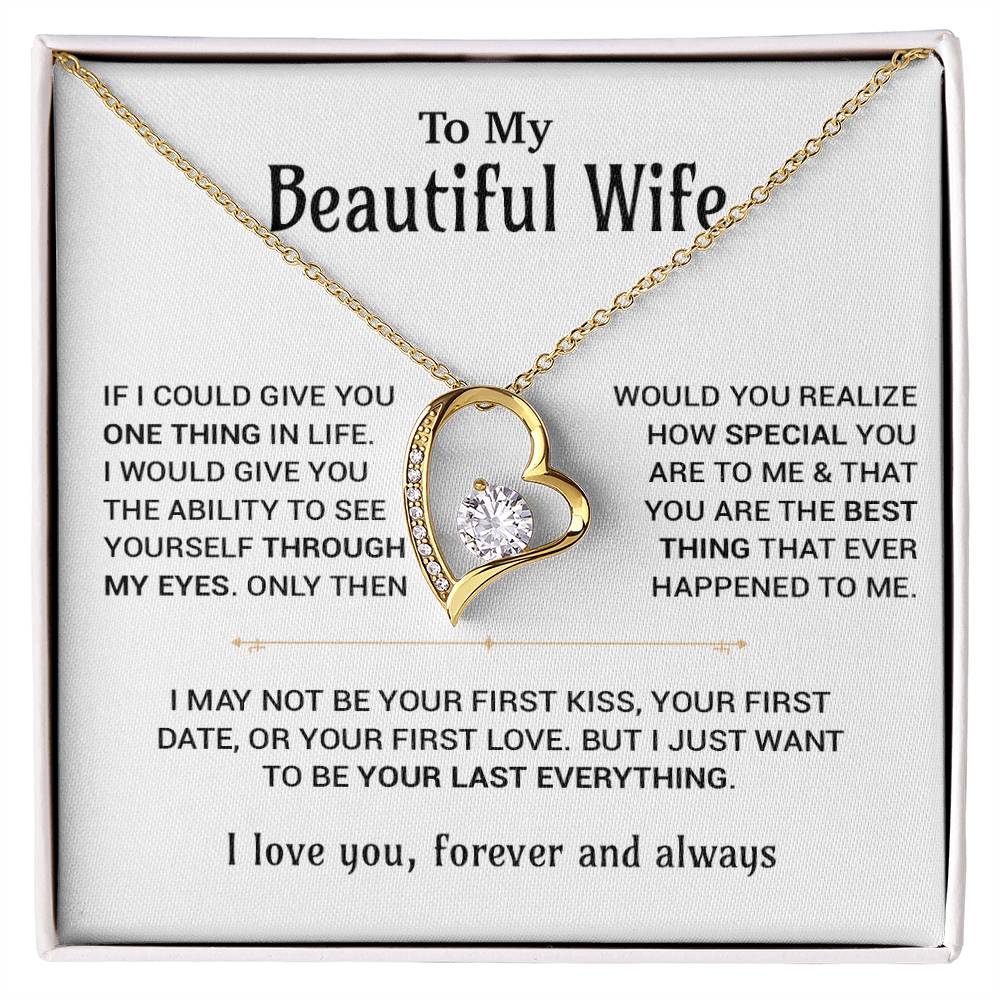 To My Wife Necklace, Christmas Gifts For Women, Anniversary Gift For Wife 25_10