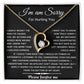 I'm Sorry Gift For Wife Necklace, Sorry Gift for Girlfriend, Forgiveness Gift For Her 25_5_Black