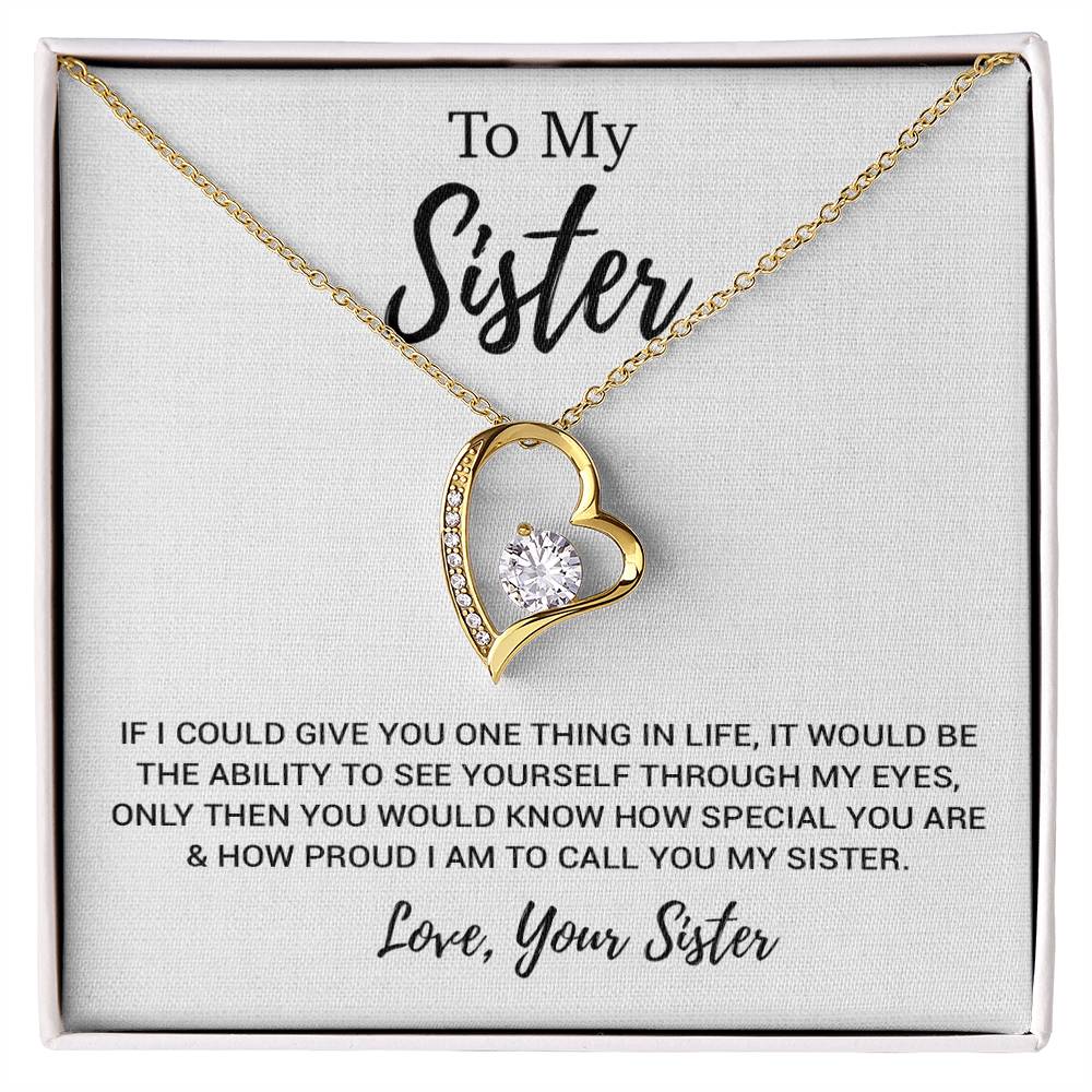 To My Sister Necklace, Brother to Sister, Birthday gift For Sister from Brother 11_3