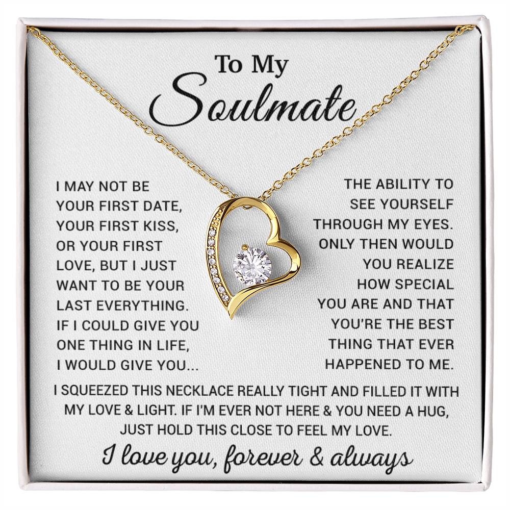 To My Soulmate Necklace, Valentine Gift for Wife, Girlfriend Anniversary Pendant Birthday 8_1