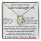 Custom To My Granddaughter Necklace, Birthday Gift For Granddaughter, Grandpa