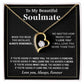 To My Beautiful Soulmate Necklace, Gifts For Girlfriend, Necklace For Girlfriend, Girlfriend Birthday Gift, Gift For Her