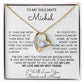 Custom To My Soulmate Necklace, Wife Girlfriend Birthday, Christmas Gift
