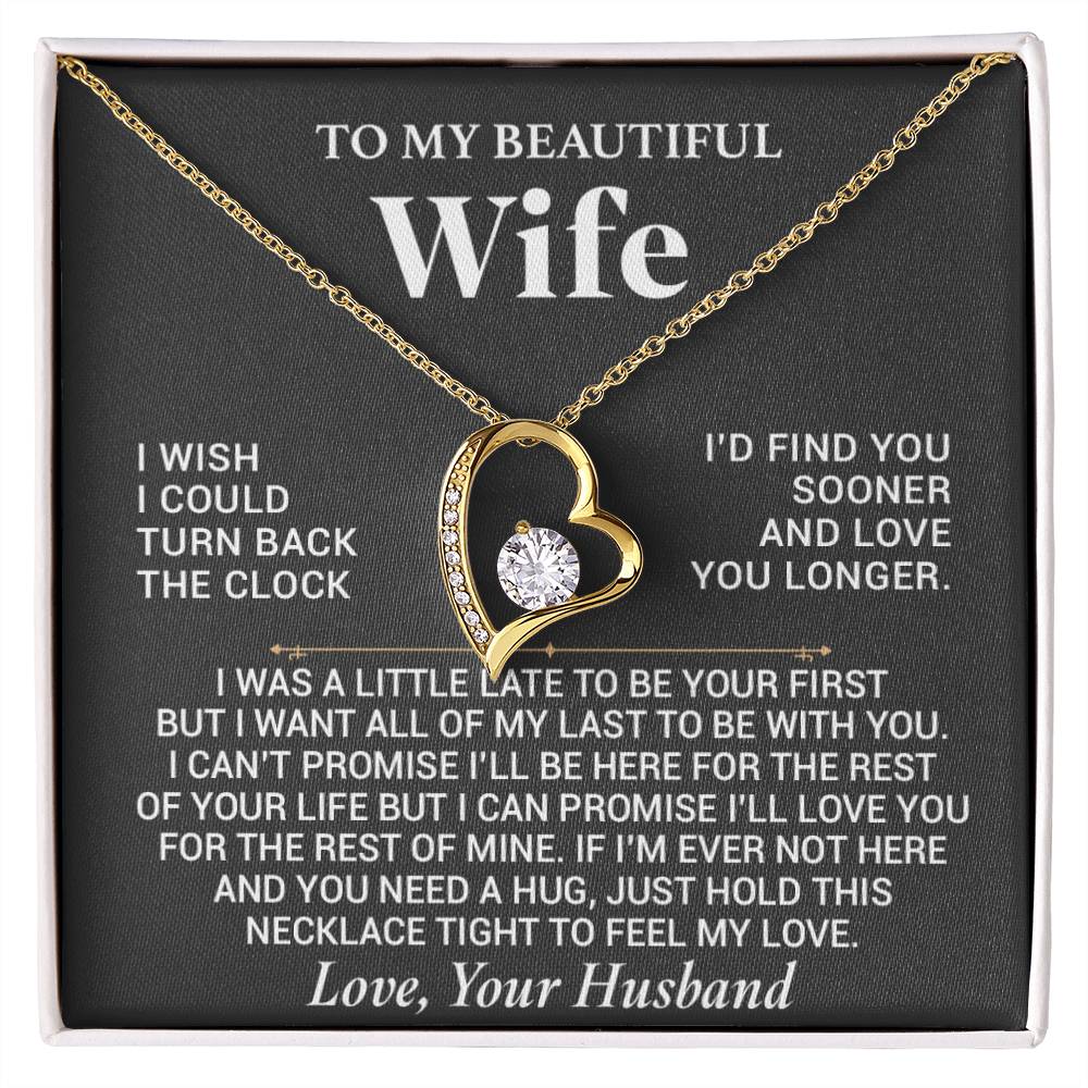 To My Wife Necklace, Anniversary Gift For Wife, Wife Birthday, Gift For Wife88