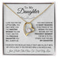To My Daughter Gifts Necklace From Mom Dad Mother Father Necklace