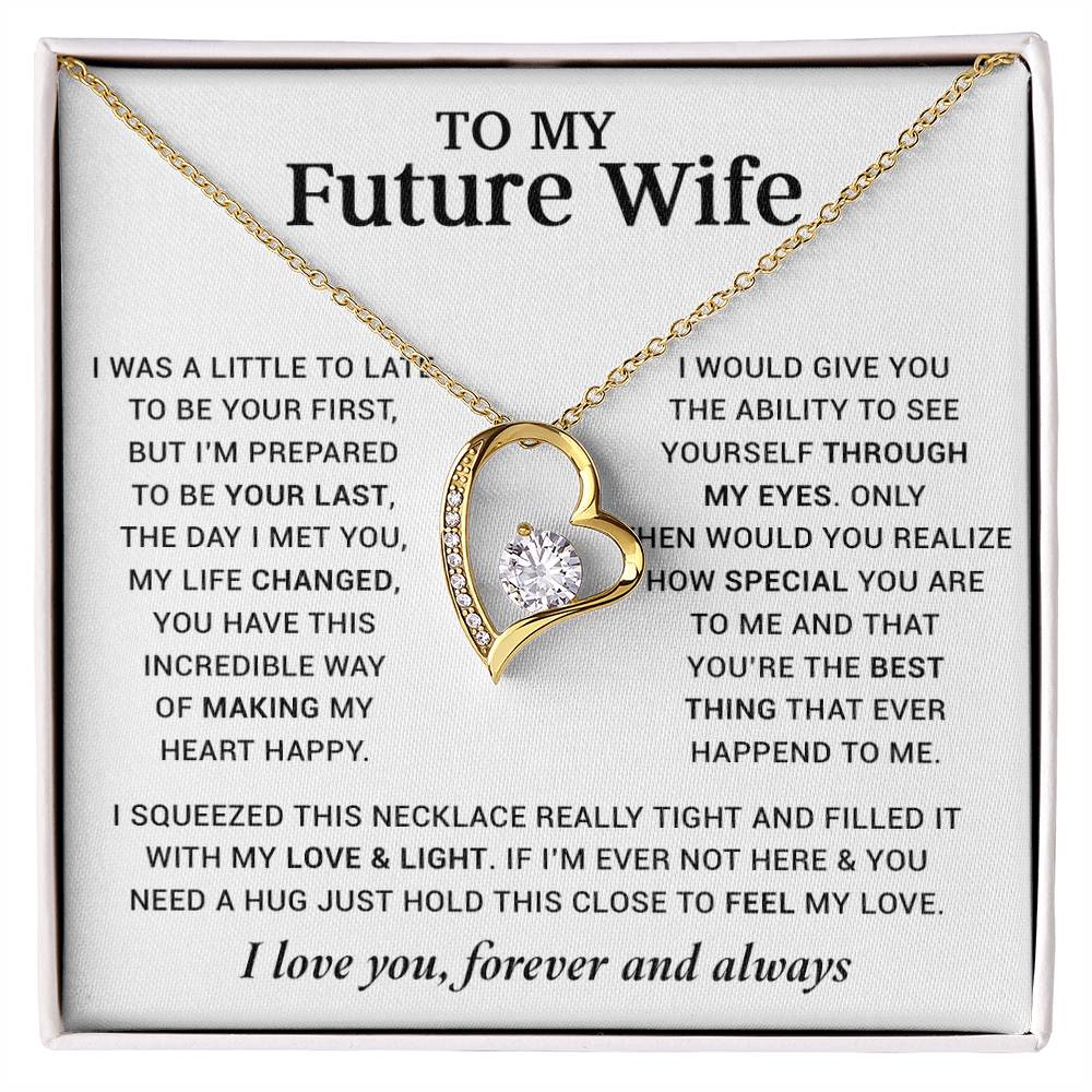 To My Future Wife Necklace, Anniversary Birthday Christmas Gift for Her 18_10