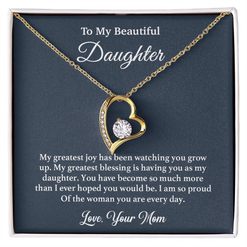 To My Daughter Necklace, Daughter Mother Necklace, Daughter Gift From Mom 24_4