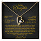 To My Daughter Necklace, Daughter Father Necklace, Daughter Gift From Dad 19_8_Gold