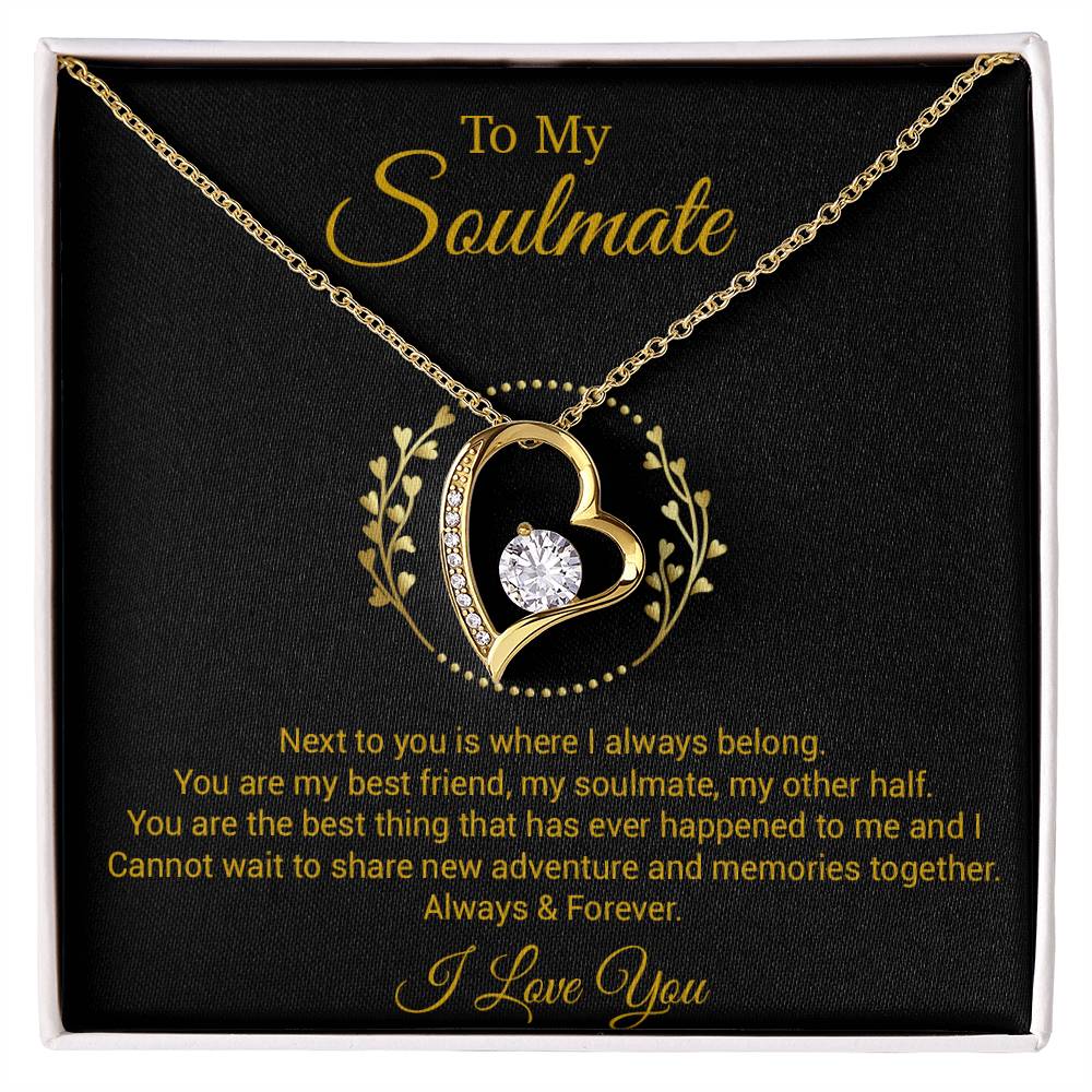 To My Soulmate Necklace, Gift For Soulmate, Anniversary Gift, Christmas Gift 23_11