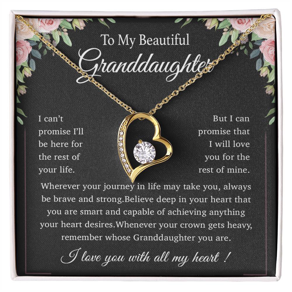 To My Granddaughter Necklace, Granddaughter Gift from Grandpa, Christmas Gift 22_11