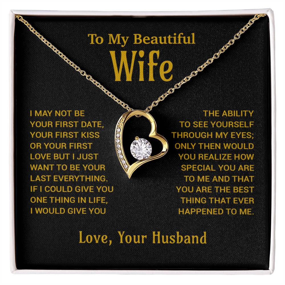 To My Wife Necklace, Christmas Gifts For Women, Anniversary Gift For Wife 14_11