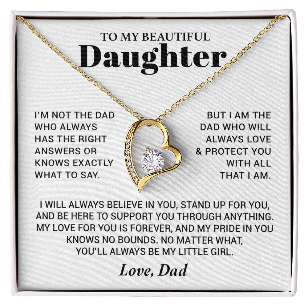 To My Daughter Necklace from Dad, Daughter Dad Necklace, Gifts for Daughter 17_10