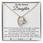 To My Bonus Daughter Necklace, Gift for Bonus Daughter, Step Daughter Birthday 2_11_White