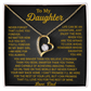 To My Daughter Necklace, Daughter Father Necklace, Daughter Gift From Dad 22_8_Gold