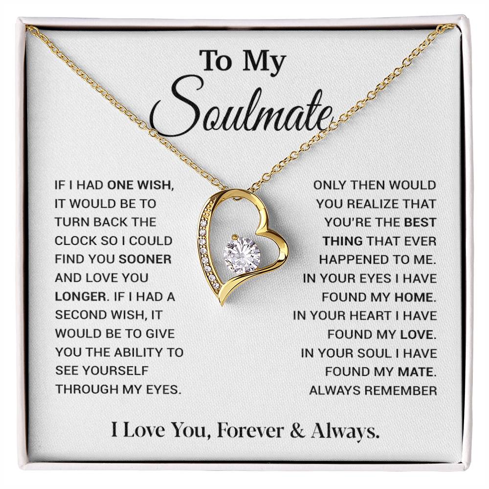 To My Soulmate Necklace, Soulmate Gift, Gift For Girlfriend, Christmas Gift 9_12