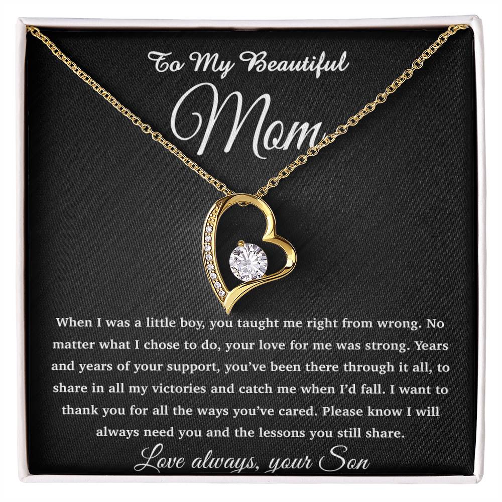 To My Mom Necklace, Gift For Mom From Daughter, Mother's Day Gifts 26_4
