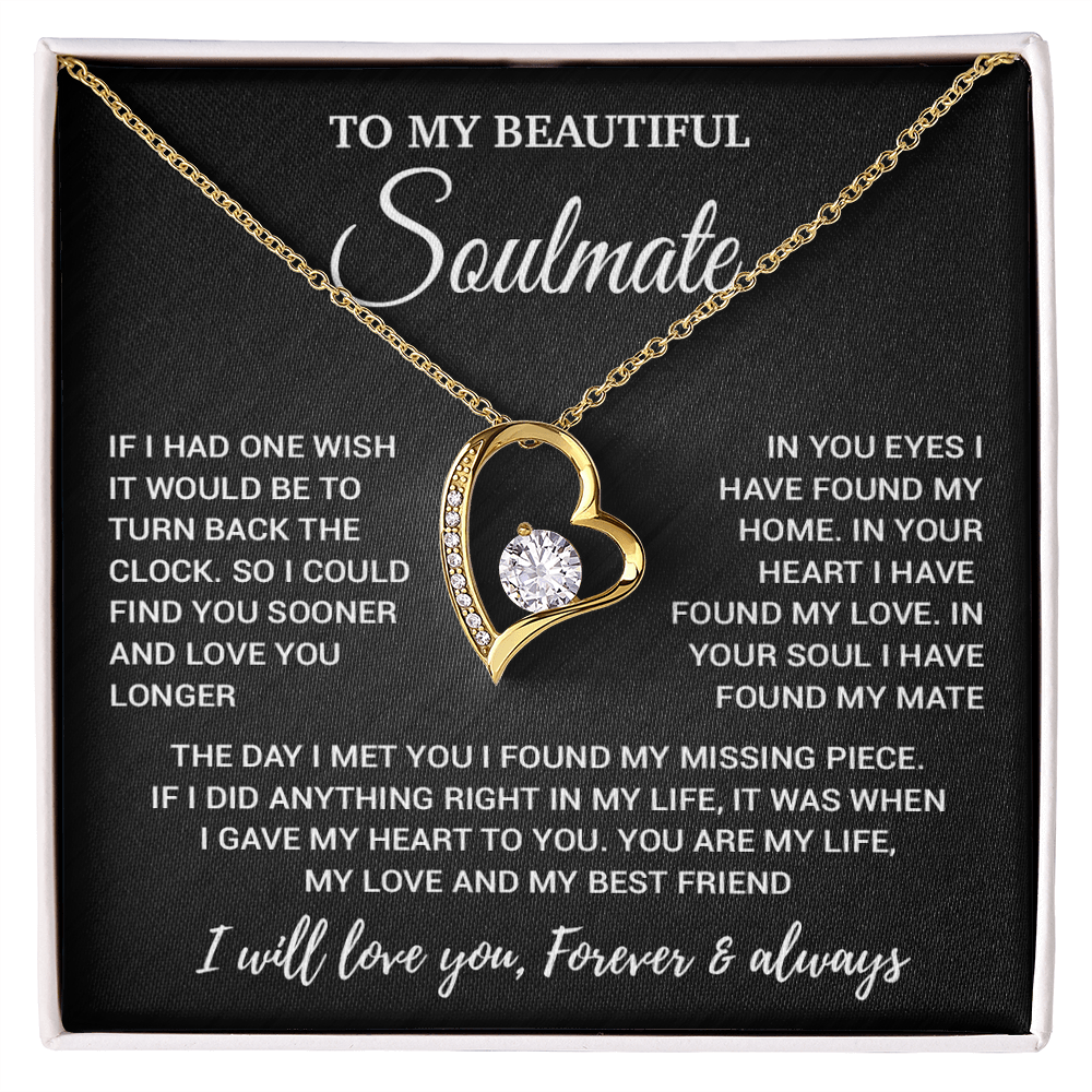 To My Soulmate Necklace, Valentines Day Gift, Gift For Wife, Anniversary Gift 24_2
