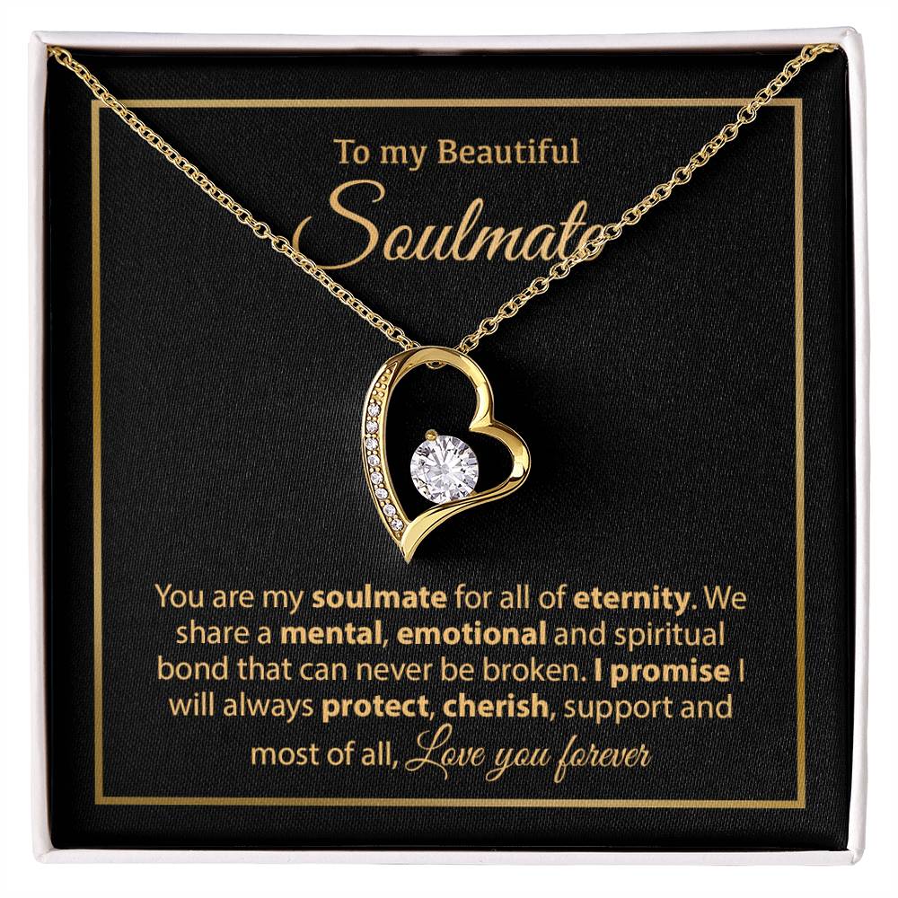 To My Soulmate Necklace,Anniversary, Valentine Gift for Wife, Girlfriend 19_12