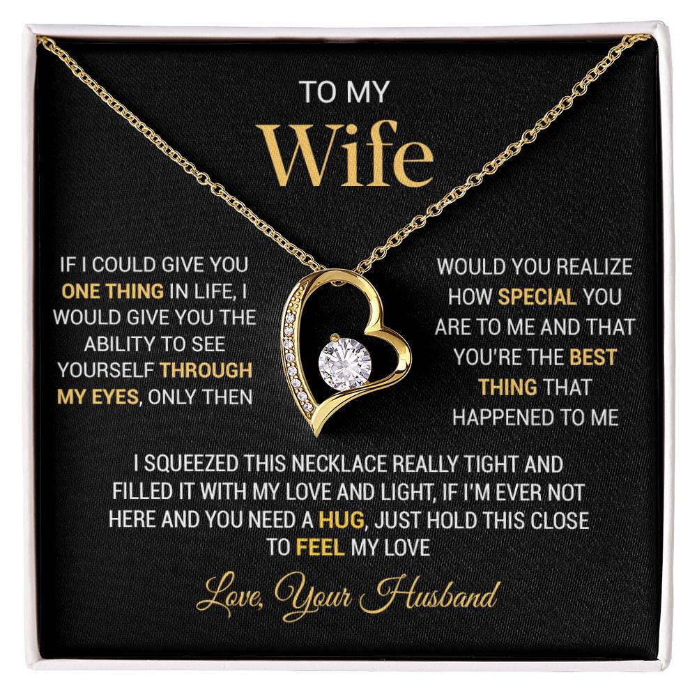 To My Wife Necklace, Gift For Wife, Anniversary Gift For Wife, Christmas Gift 20_11