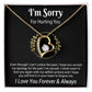I'm Sorry Necklace Gifts, Apology Gifts For Her, Forgiveness Gift, Wife Gift 7_8