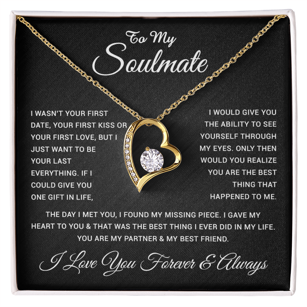 To My Soulmate Necklace, Gift For Soulmate, Anniversary Gift, Birthday Gift 28_4