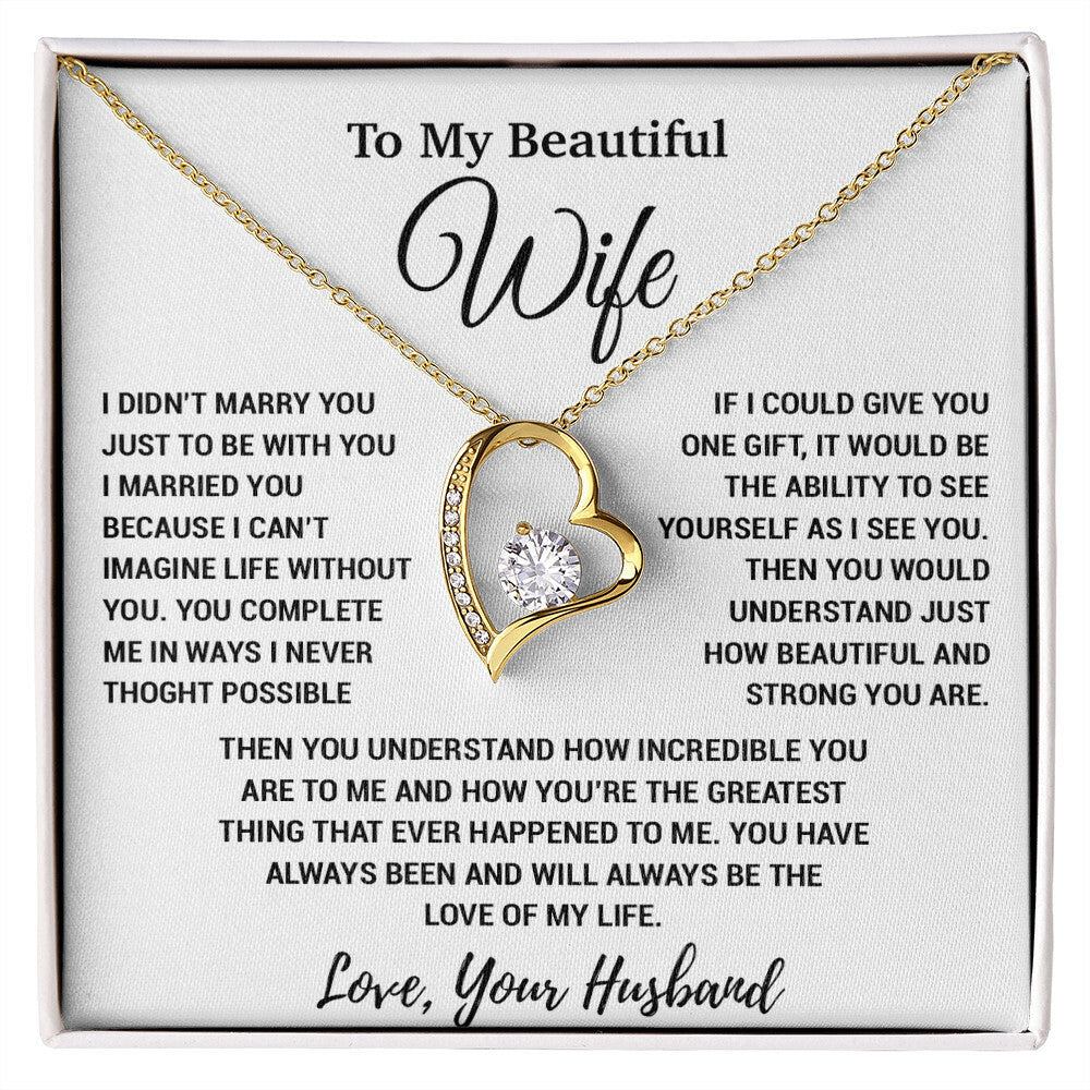 To My Wife Necklace, Christmas Gifts For Women, Anniversary Gift For Wife 8_11
