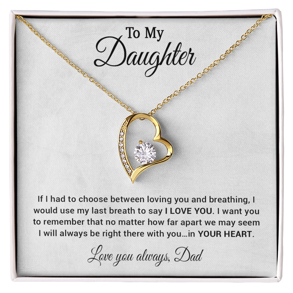 To My Daughter Necklace, Daughter Father Necklace, Daughter Gift from Dad 30_4