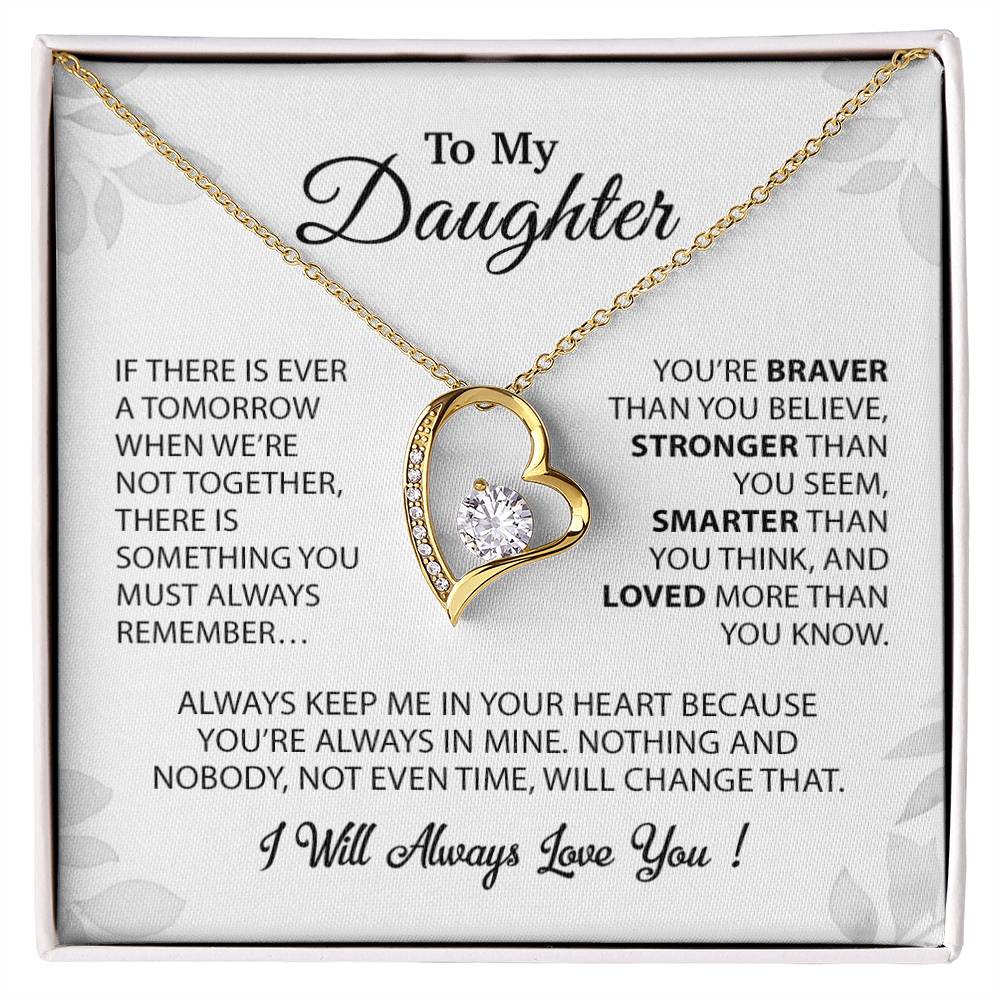 To My Daughter Necklace, Pendant Gift from Dad, Daughter Birthday Holiday Christmas Gift 20_9