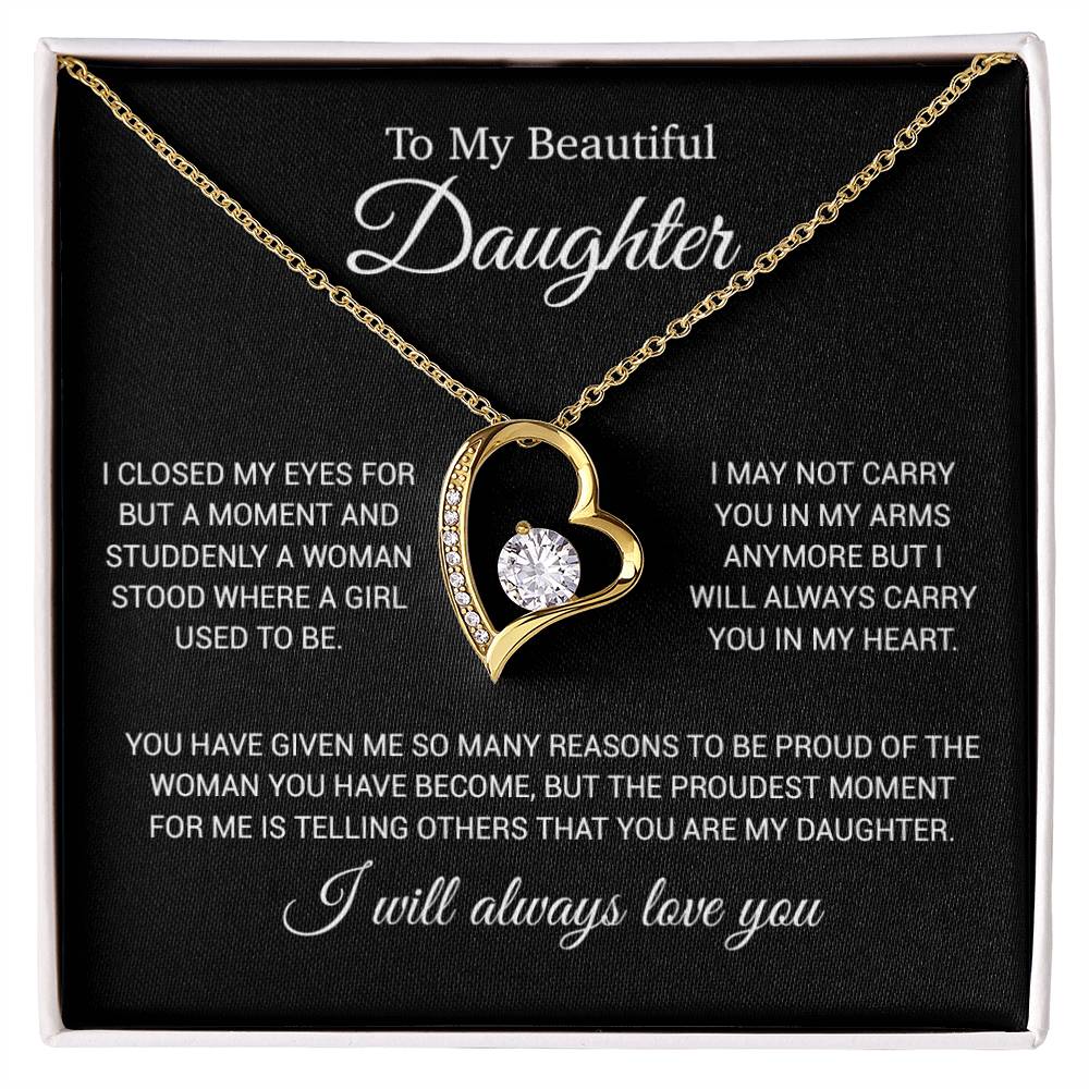 To My Daughter Necklace, Gift for Daughter from Dad, Daughter Father Necklace 24_11