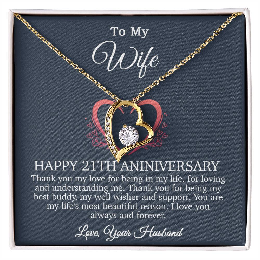 21th Anniversary Gift For Wife, 21 Year Anniversary Gifts, 21th Wedding Anniversary Gift Ideas_Blue