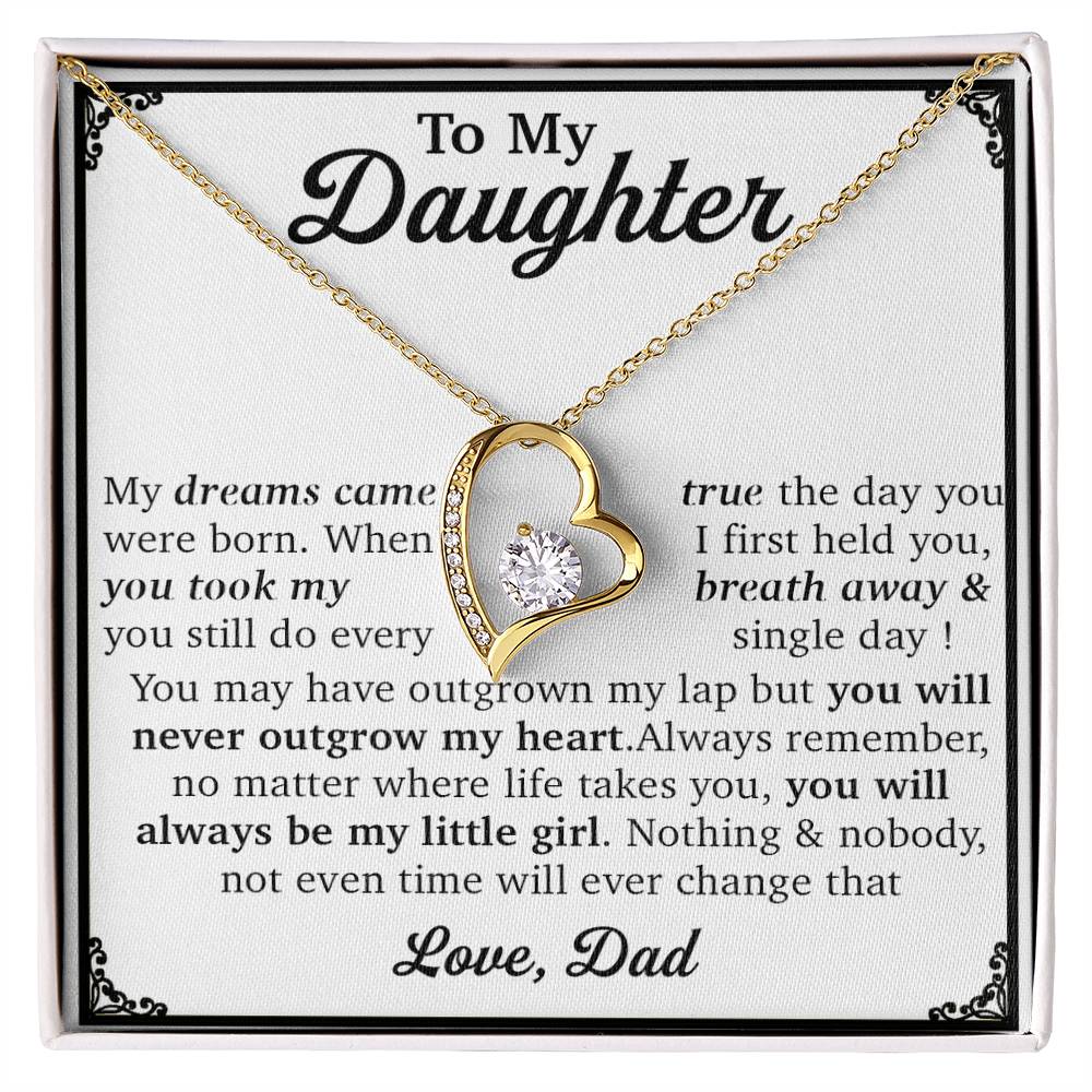 To My Daughter Necklace, Daughter Father Necklace, Daughter Gift From Dad 16_11