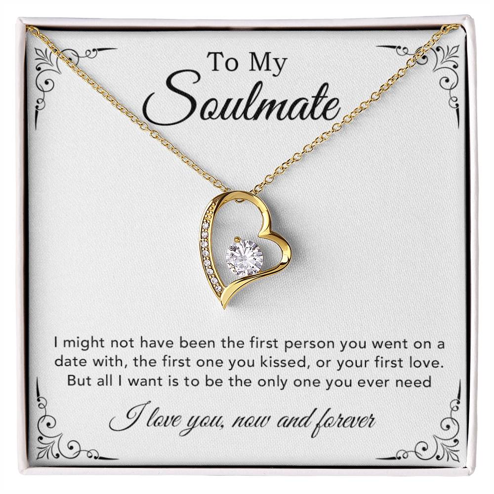 To My Soulmate Necklace, Gift For Her, Christmas Gift, Birthday Gift