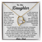 To My Daughter Necklace, Daughter Father Necklace, Daughter Gift From Dad 22_8_White