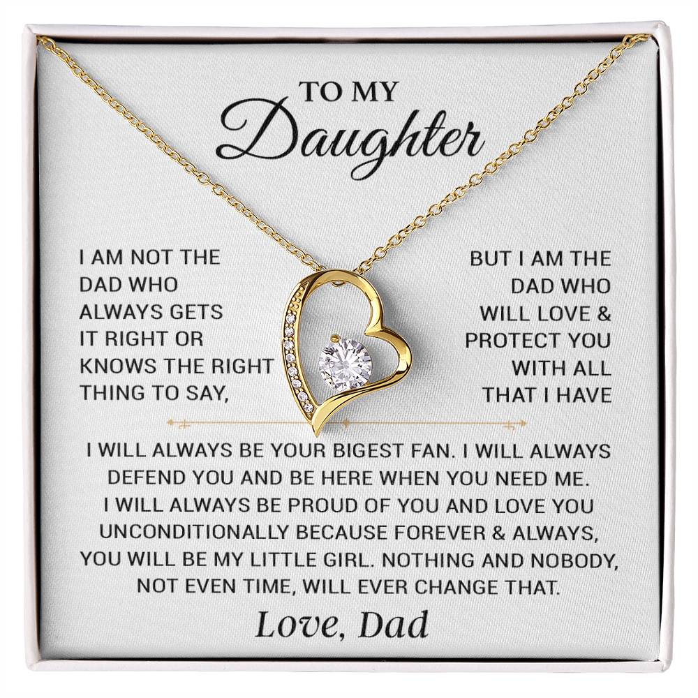 To My Daughter Necklace, Daughter Father Necklace, Daughter Gift From Dad 5_7