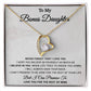 To My Bonus Daughter Necklace, Step Daughter Gift From Stepdad, Stepmom