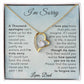 I'm Sorry Necklace Gifts, Apology Gifts For Her, Forgiveness Gift, Wife Gift 29_8