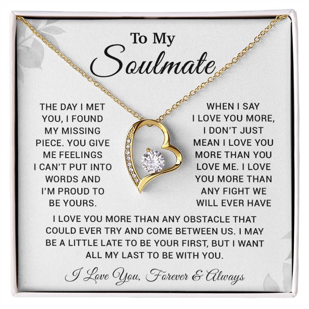 To My Soulmate Necklace, Christmas, Valentine Gift For Her, Gift For Soulmate 19_3