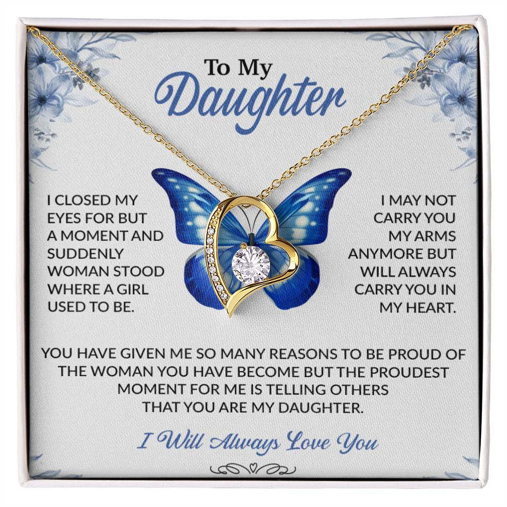 To My Daughter Necklace, Gift for Daughter from Dad, Daughter Father Necklace 9_12