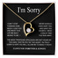 I'm Sorry Necklace Gifts, Apology Gifts For Her, Forgiveness Gift, Wife Gift 28_11
