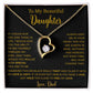 To My Daughter Necklace, Gift for Daughter from Dad, Father Daughter Necklace  4_5_Gold