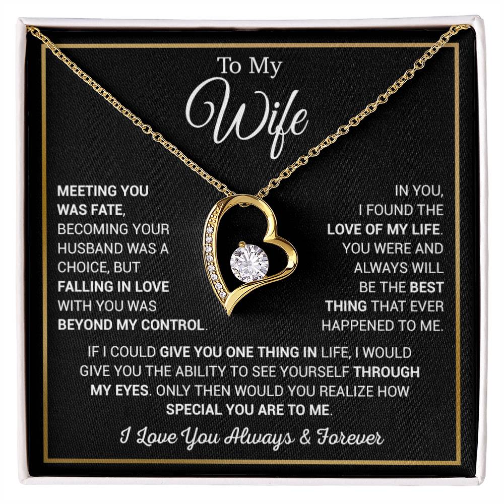 To My Wife Necklace, Valentines Day Gift For Wife, Gifts For Wife From Husband