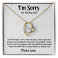 I'm Sorry Necklace Gifts, Apology Gifts For Her, Forgiveness Gift, Wife Gift 9_8