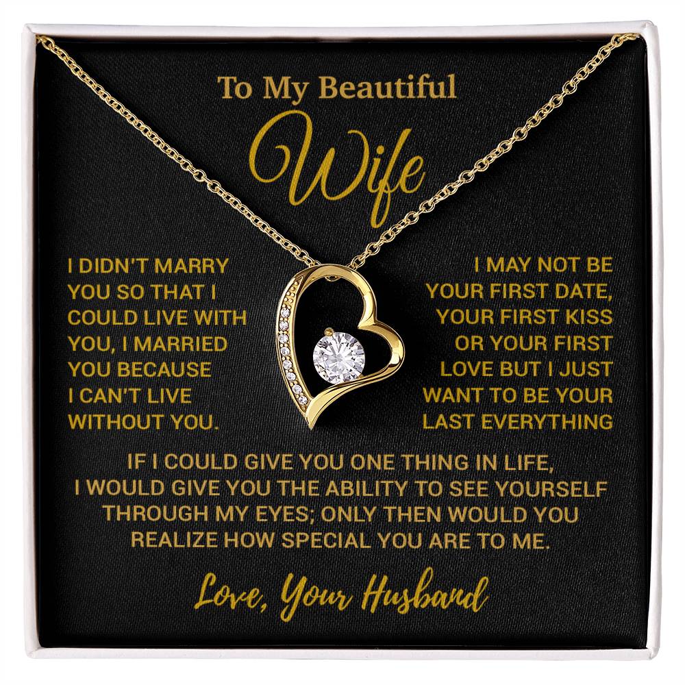 To My Wife Necklace, Christmas Gifts For Women, Anniversary Gift For Wife 3_8