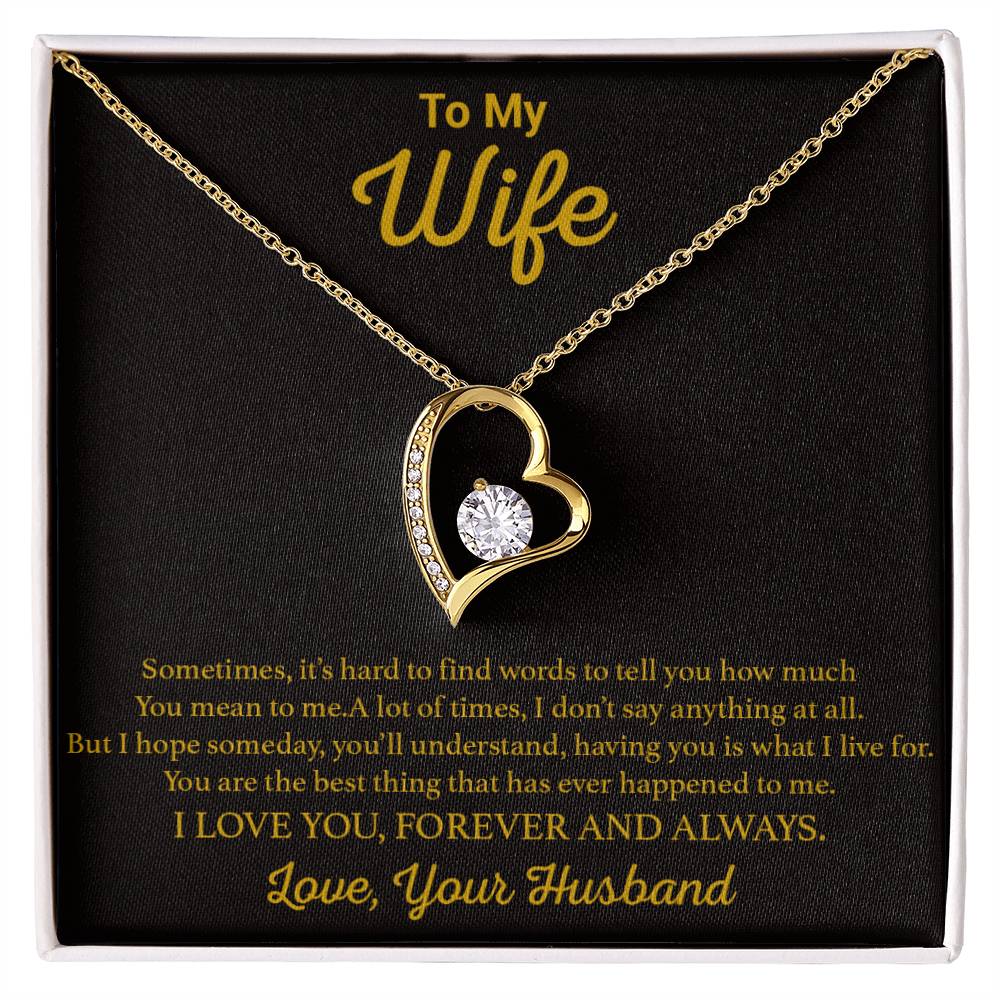 To My Wife Necklace, Gift For Wife, Anniversary Gift For Wife, Necklace For Wife 9_11