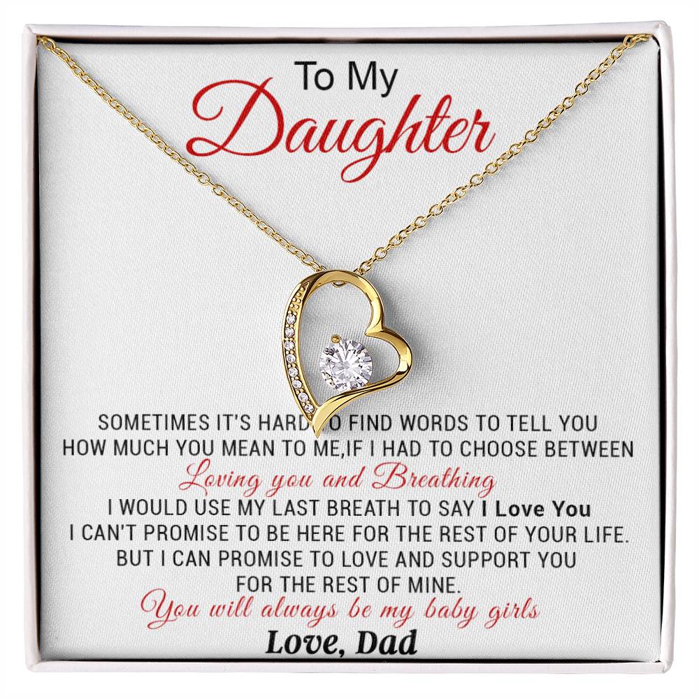 To My Daughter Necklace, Daughter Father Necklace, Daughter Gift from Dad 5_11