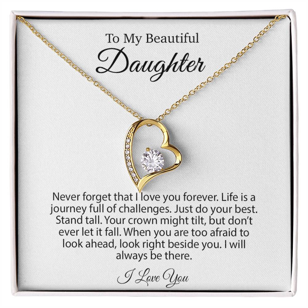 To My Daughter Necklace Gift From Dad, Daughter Necklace, Daughter Gift, Christmas Gift