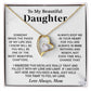 To My Beautiful Daughter Necklace, Gift for Daughter, Birthday Gift for Daughter 24_7