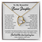 To My Bonus Daughter Necklace, Gift for Bonus Daughter, Step Daughter Birthday 1_10_White