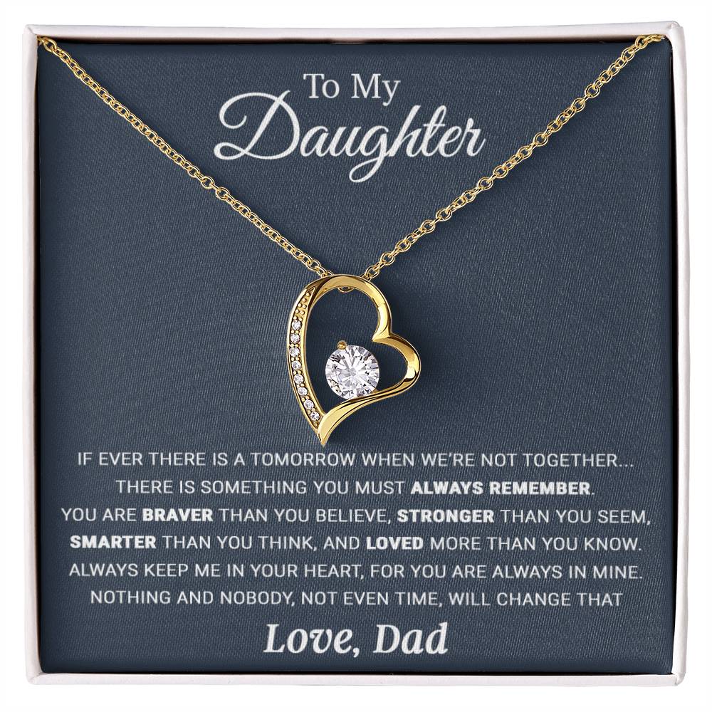 To My Daughter Necklace, Daughter Father Necklace, Daughter Gift From Dad 25_11