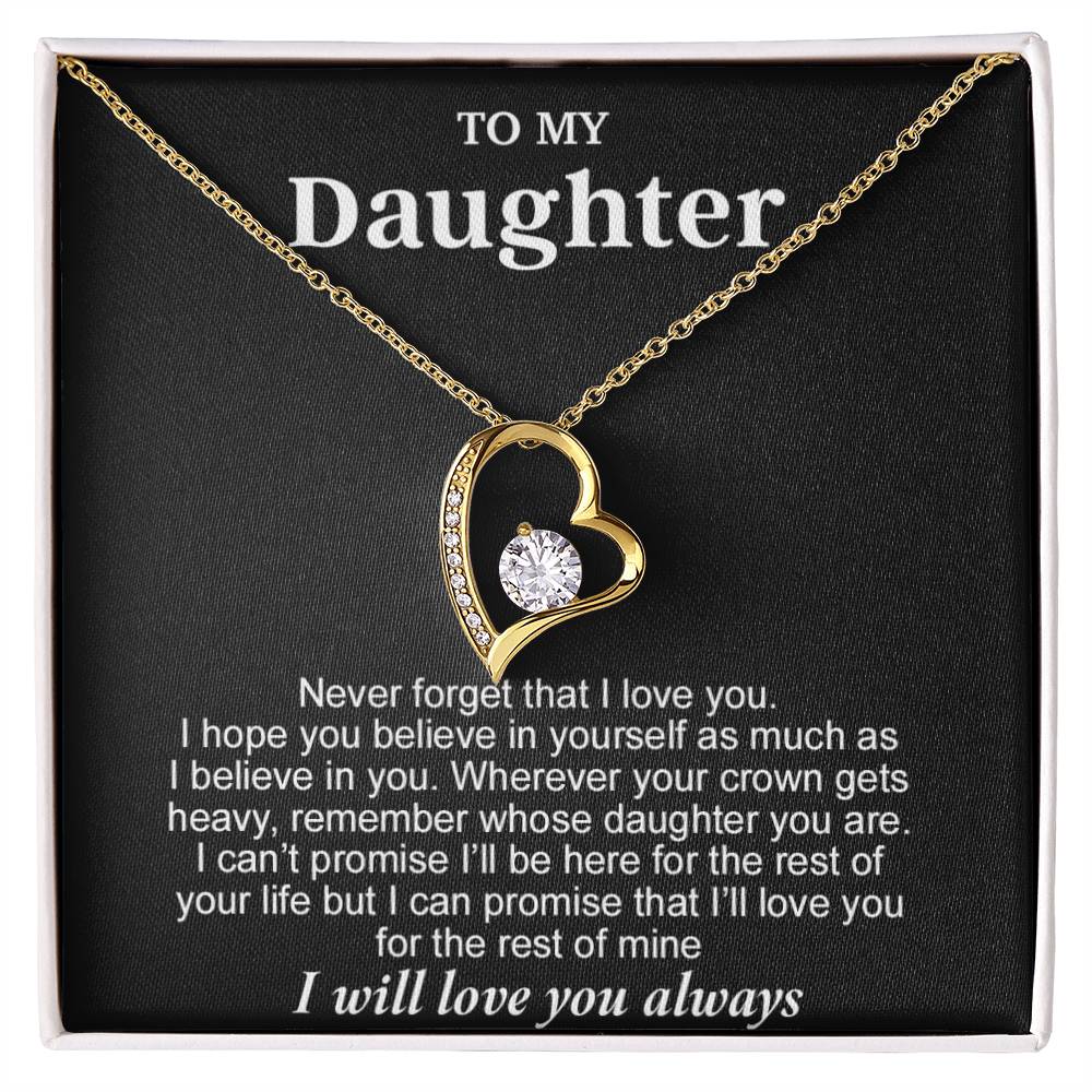 To My Daughter Necklace, Birthday Gift For Daughter From Mom, Xmas Gifts for Her 10_8